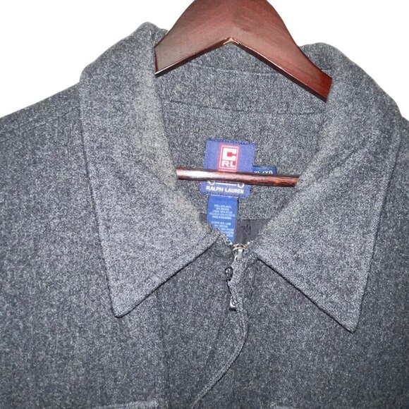 Chaps Ralph Lauren Grey Wool Blend Men's Jacket Size XL Winter - Picture 3 of 6